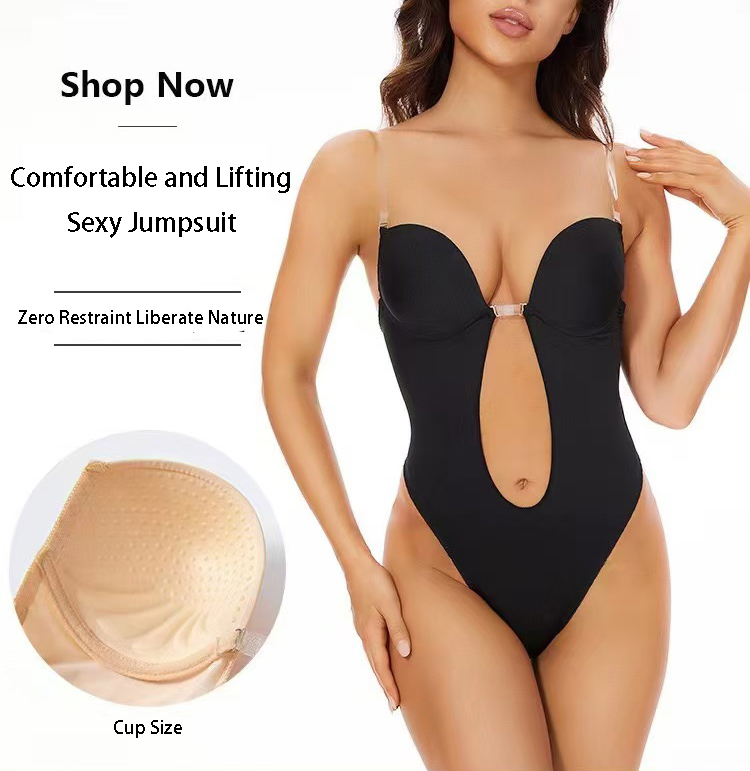 Minimizer Bra Women - Kaymaz Yapışkanlı Sırtı Açık Vücut Şekillendirici