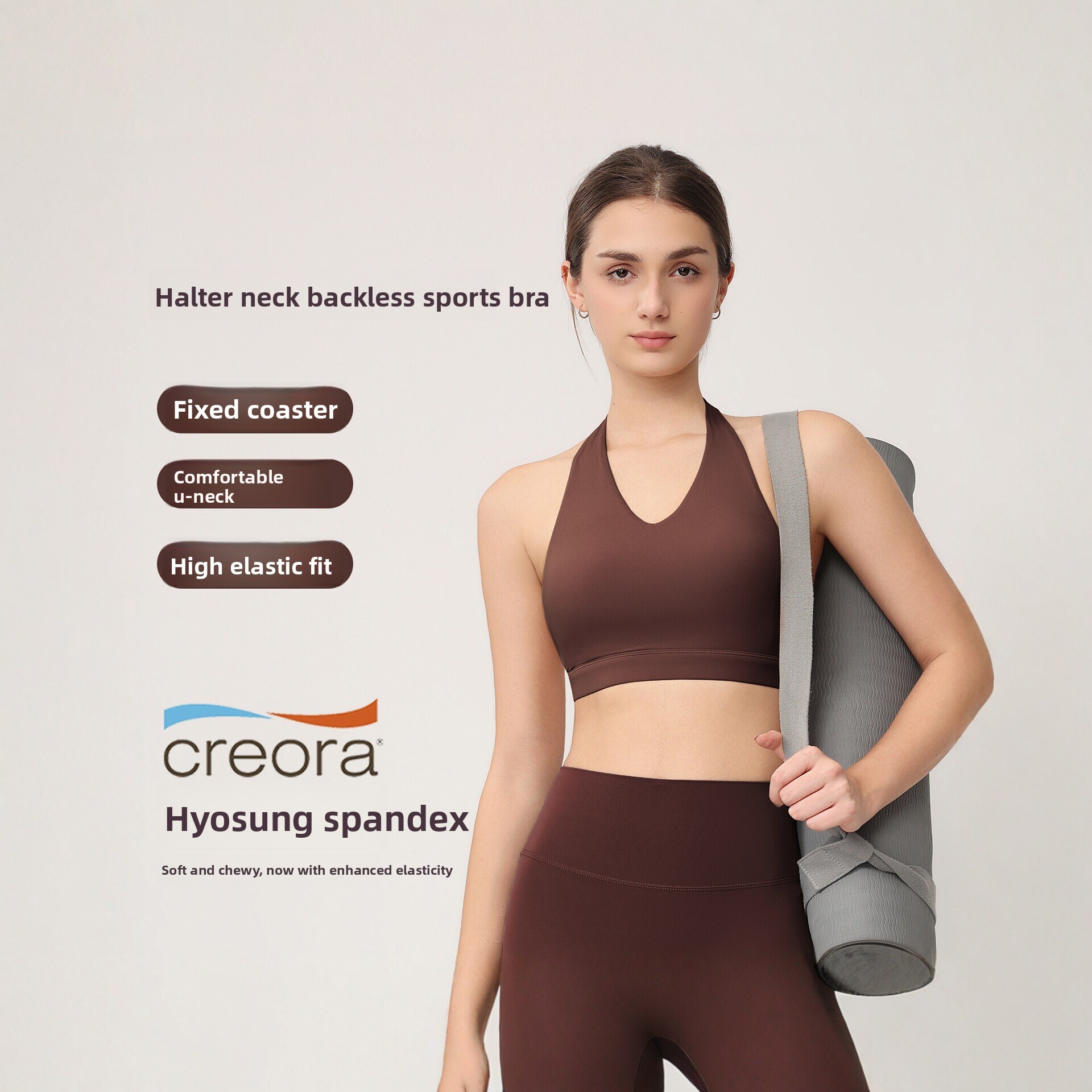 Kadınlar için Sabit Pedli, Dar - Sports Bra Racerback incelemesi ve fiyatı
